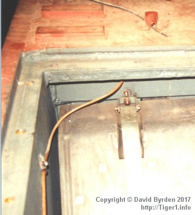 S-mine wire and fuel tank