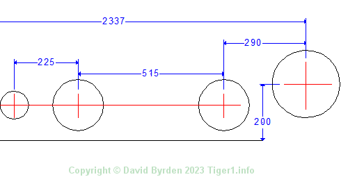 Rear suspension axes