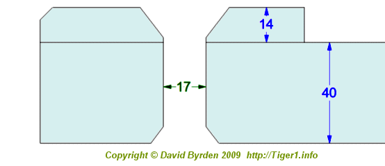 Rivet hole for prototype turret