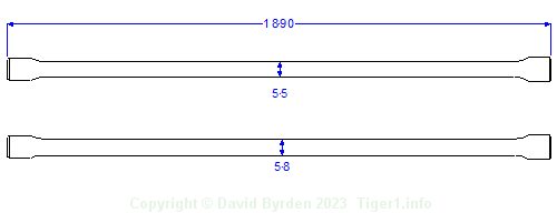 Tiger torsion bar sizes