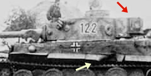 Damage to Tiger 122